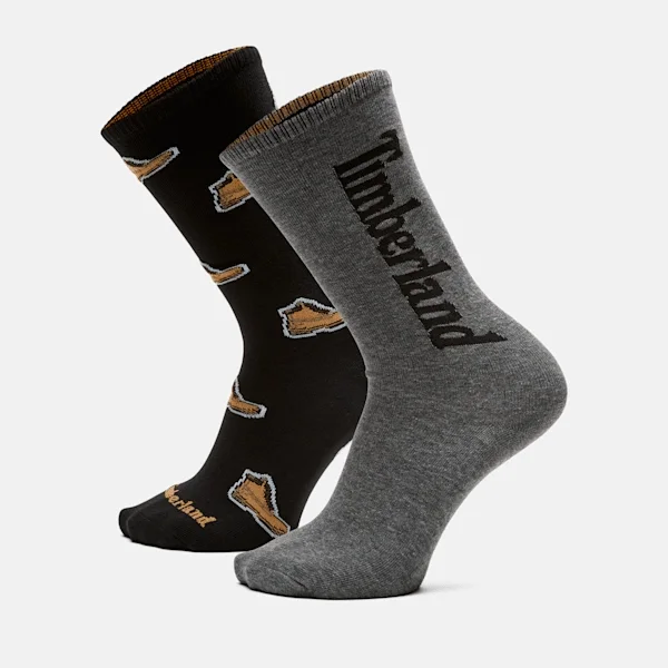 2er-Pack Timberland® Crew-Socken mit durchgehendem Print 2er-Pack Timberland® Crew-Socken mit durchgehendem Print
