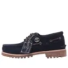 3-Eye Lug Boat «Dark Blue Suede»