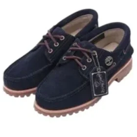3-Eye Lug Boat «Dark Blue Suede»