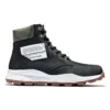 6-Inch Brooklyn-Stiefel mit seitlichem Reissverschluss «Schwarzes Nubukleder mit grünem, gepolstertem Kragen»