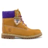 6-Inch Heritage Cupsole Stiefel mit breiter Passform «Weizen-Nubuk mit Lila»