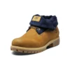 6-Inch Premium-Roll-Top-Stiefel „Wheat Navy“