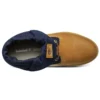 6-Inch Premium-Roll-Top-Stiefel „Wheat Navy“
