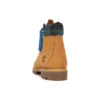 6-Inch Premium-Stiefel (15 cm) „Weizenfarben mit blauem Tartan-Kragen“