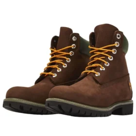 6-Inch Premium-Stiefel «Dunkelbraun-Grün»