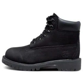 6-Inch Premium-Stiefel mit breiter Passform „Schwarz“
