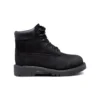 6-Inch Premium-Stiefel mit breiter Passform „Schwarz“
