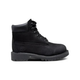 6-Inch Premium-Stiefel mit breiter Passform „Schwarz“