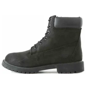 6-Inch Premium-Stiefel mit breiter Passform, wasserdicht, «Schwarz Nubuck»