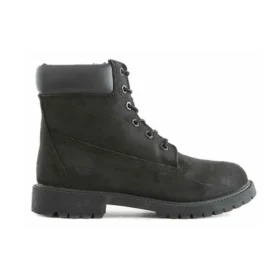 6-Inch Premium-Stiefel mit breiter Passform, wasserdicht, «Schwarz Nubuck»
