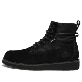 6-Inch Premium Vibram Stiefel, wasserdicht, weite Passform „Schwarz Suede“