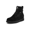6-Inch Premium Vibram Stiefel, wasserdicht, weite Passform „Schwarz Suede“