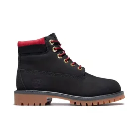 6-Inch Premium Waterproof Boot „Schwarz-Rot“