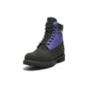 6-Inch Premium Waterproof Boot „Schwarzes Nubuk mit Lila“