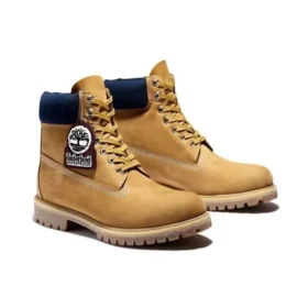 6-Inch Premium Waterproof Boot „Wheat Nubuck Blue Collar“