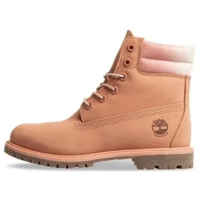 6-Inch-Stiefel mit doppeltem Kragen, wasserdicht „Pink Ombre“