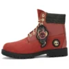 6-Inch-Stiefel, wasserdicht, «Dark Red Nubuck»
