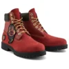 6-Inch-Stiefel, wasserdicht, «Dark Red Nubuck»