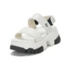 Adley Way Riemchensandalen „White“