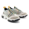 Adley Way Sneaker «Weisses Nubuk und Grau»