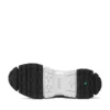 Adley Way Sneaker «Weisses Nubuk und Grau»
