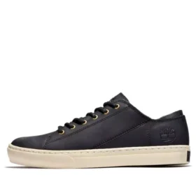 Adventure 2.0 Oxford Sneaker „Schwarz Vollnarbiges Leder“