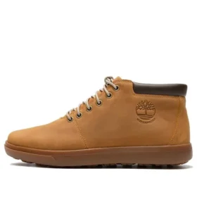 Ashwood Park Mid wasserdichte Leder-Chukka-Stiefel «Braun»