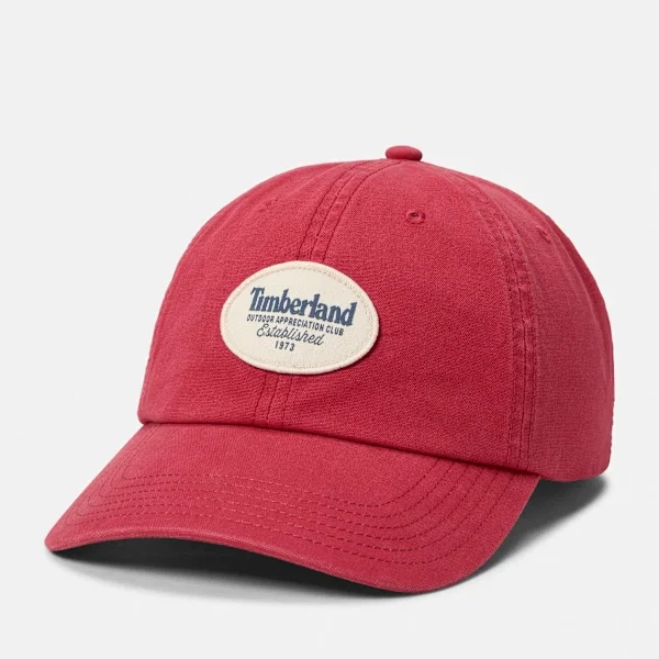 Baseballkappe mit gewebtem Aufnäher Baseballkappe mit gewebtem Aufnäher