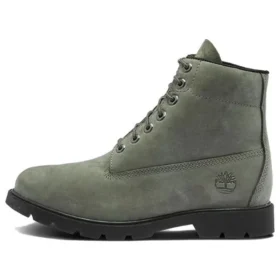 Basic 6-Inch Boot mit breiter Passform und ohne Kontrast „Olivgrün“