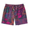 Bedruckte gewebte Shorts «Pink Multi»