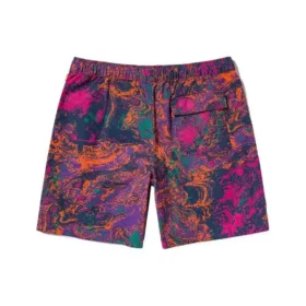 Bedruckte gewebte Shorts «Pink Multi»