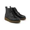 Bluebell Lane Schnürstiefelette Modischer Stiefel mit geschlossener Spitze „Schwarz“