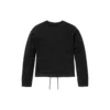 Bold Beginnings Mix Media Creneck Sweater «Schwarz»