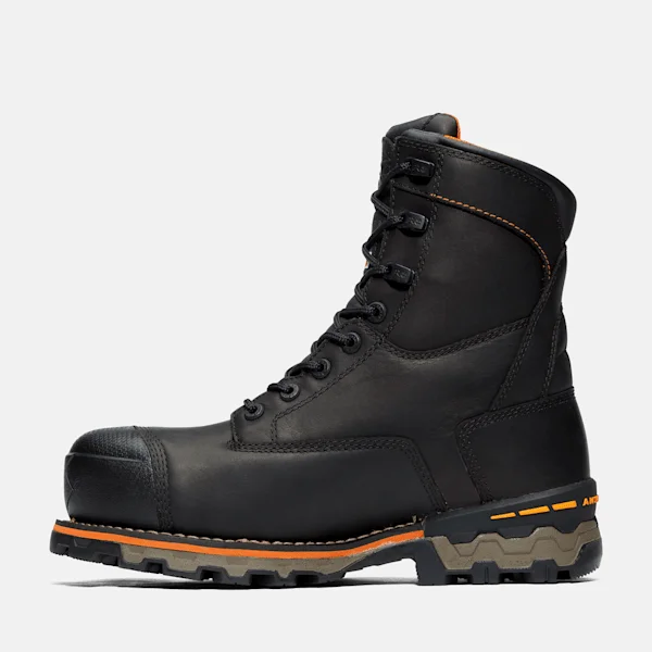 Boondock 8 Herren-Arbeitsstiefel mit Zehenschutzkappe aus Verbundmaterial, wasserdicht Boondock 8 Herren-Arbeitsstiefel mit Zehenschutzkappe aus Verbundmaterial, wasserdicht