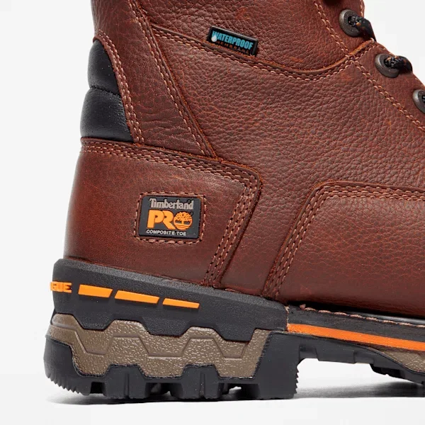 Boondock 8 Herren-Arbeitsstiefel mit Zehenschutzkappe aus Verbundmaterial, wasserdicht Boondock 8 Herren-Arbeitsstiefel mit Zehenschutzkappe aus Verbundmaterial, wasserdicht