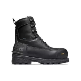 Boondock HD 8-Zoll-Arbeitsstiefel mit Zehenschutzkappe und wasserdichtem Obermaterial „Schwarz“