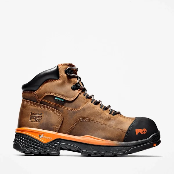 Bosshog 6 Herren-Arbeitsstiefel mit Zehenschutzkappe aus Verbundmaterial, wasserdicht Bosshog 6 Herren-Arbeitsstiefel mit Zehenschutzkappe aus Verbundmaterial, wasserdicht