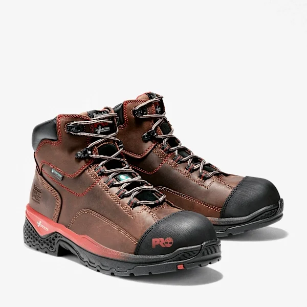 Bosshog 6 Herren-Arbeitsstiefel mit Zehenschutzkappe aus Verbundmaterial, wasserdicht Bosshog 6 Herren-Arbeitsstiefel mit Zehenschutzkappe aus Verbundmaterial, wasserdicht