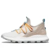 Brooklyn Leder- und Stoff-Oxford-Sneaker «Hellbeiges Mesh»