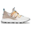 Brooklyn Leder- und Stoff-Oxford-Sneaker «Hellbeiges Mesh»