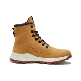 Brooklyn Side Zip Sneaker Wide Fit Stiefel «Weizen Nubuck»