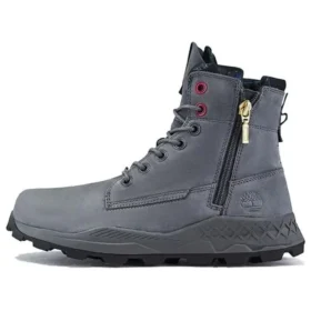 Brooklyn Side Zip Stiefel «Medium Grey Nubuck»