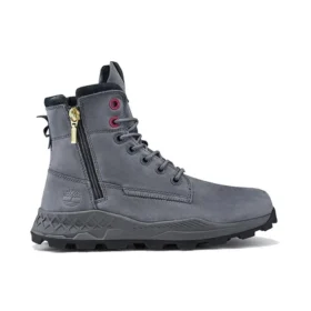 Brooklyn Side Zip Stiefel «Medium Grey Nubuck»