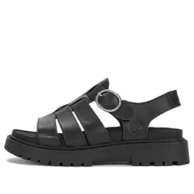 Clairemont Way Fisherman Sandalen «Schwarz Nubuck»
