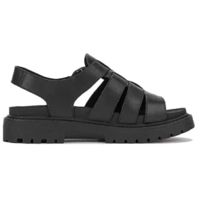 Clairemont Way Fisherman Sandalen «Schwarz Nubuck»