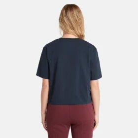 Cropped T-Shirt „Navy“