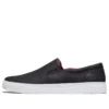 Davis Square Slip-Ons «Schwarz Nubuck»