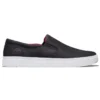 Davis Square Slip-Ons «Schwarz Nubuck»