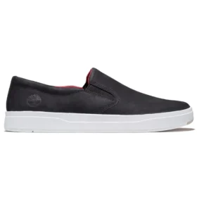 Davis Square Slip-Ons «Schwarz Nubuck»