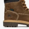Direkt befestigte Arbeitsstiefel mit Stahlkappe für Damen – Kaffeebraun